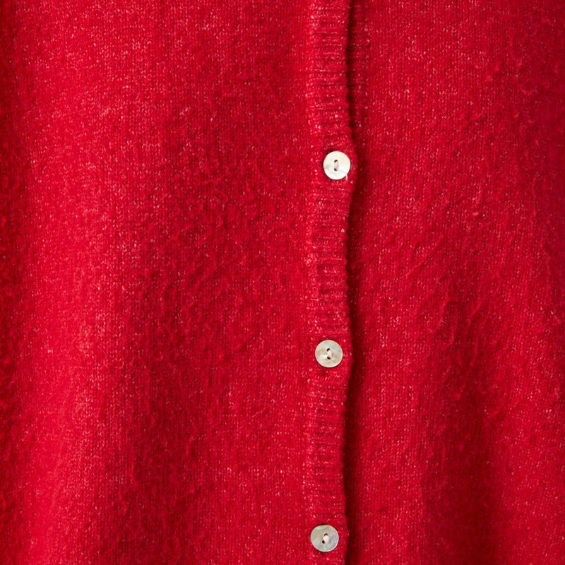 Short Sleeve Crew Neck Cardigan