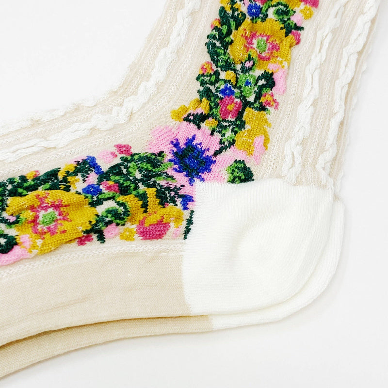 Noble Floral Socks