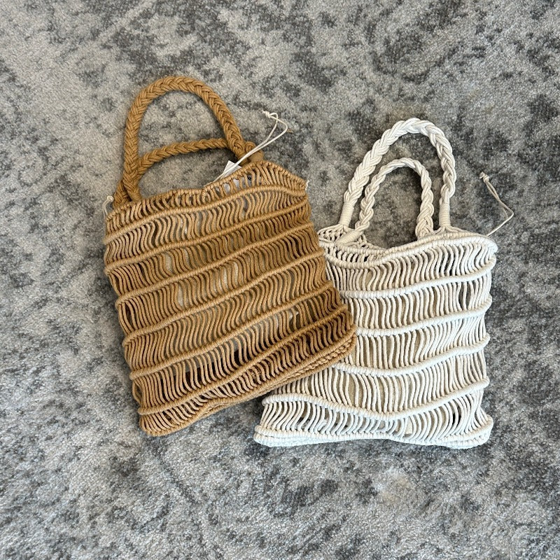 Soft Cord Macrame Bag