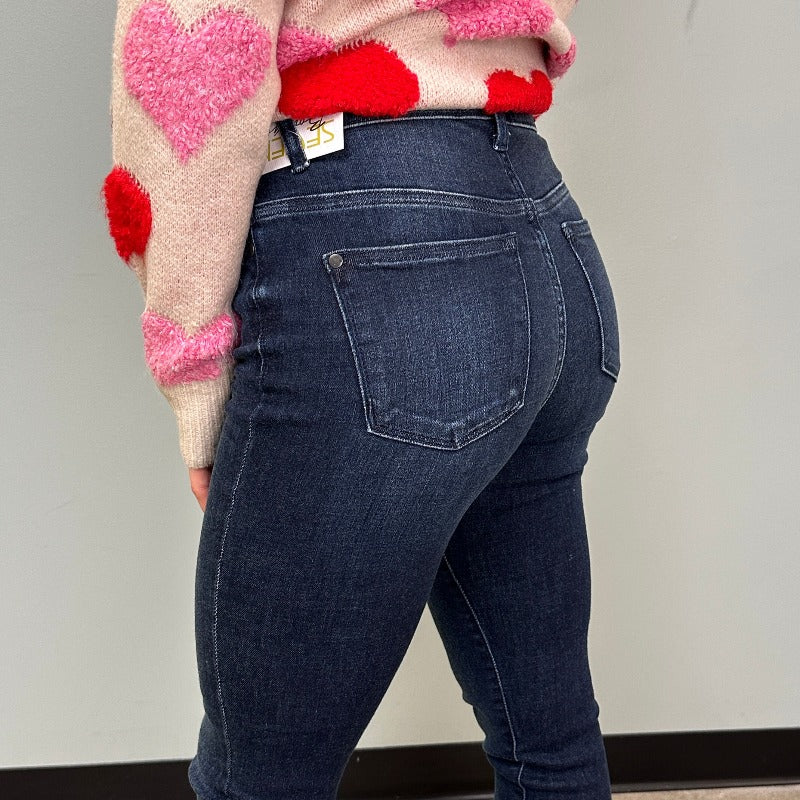 JUDY BLUE Super Dark High Waist Skinny