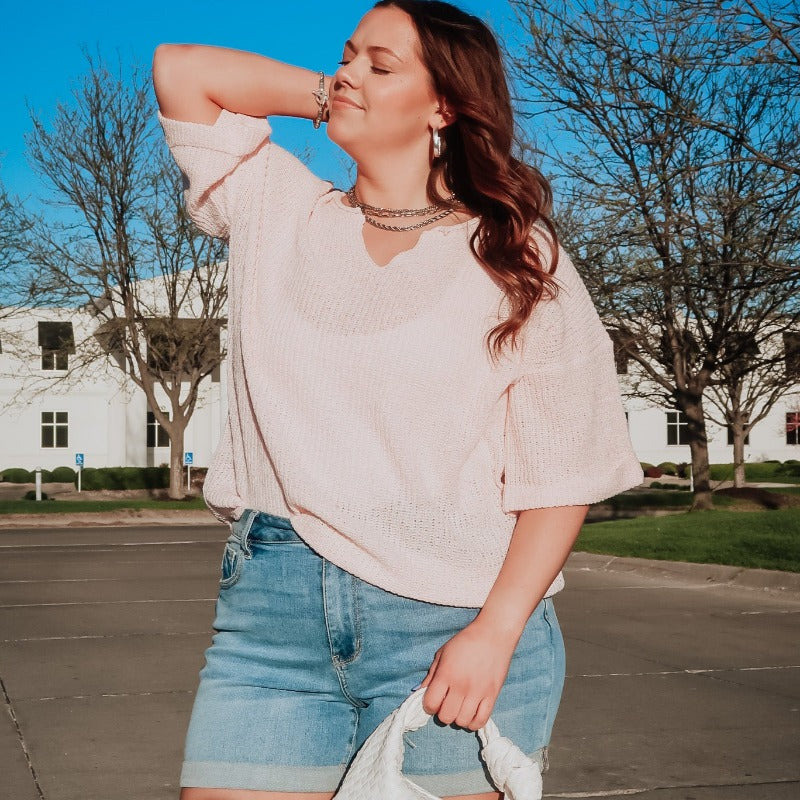 Pink Summer Sweater