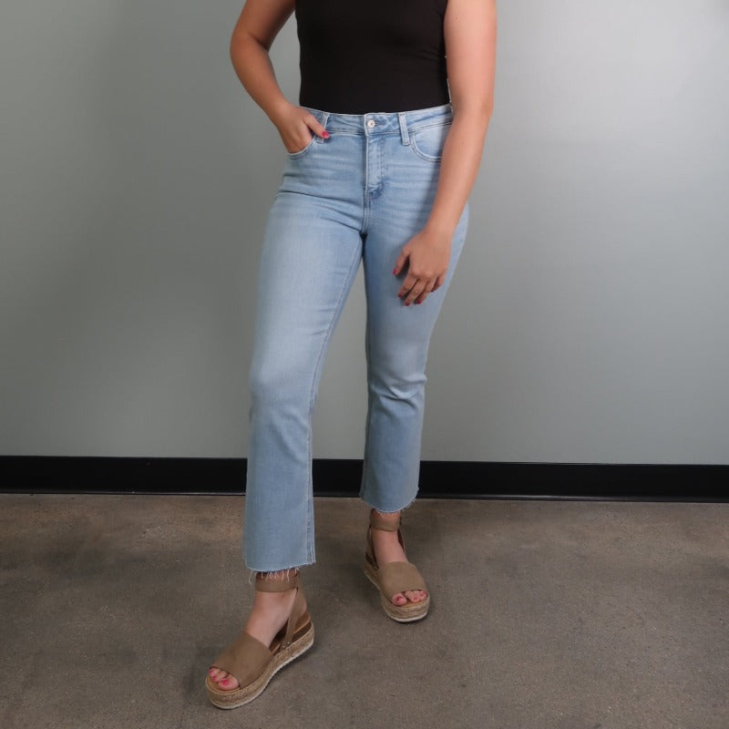 High Rise Kick Flair Jeans