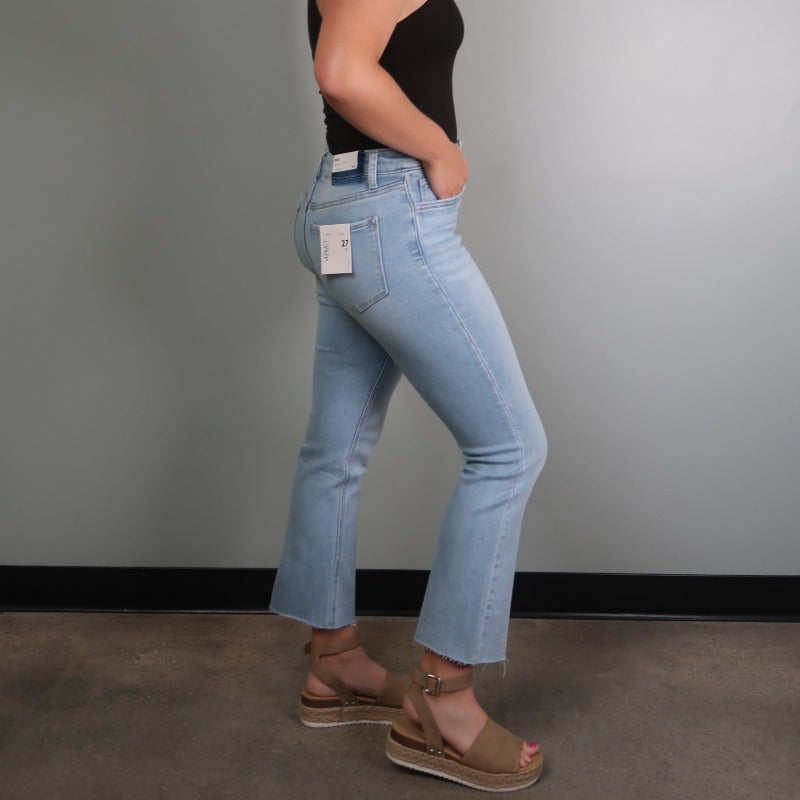 High Rise Kick Flair Jeans