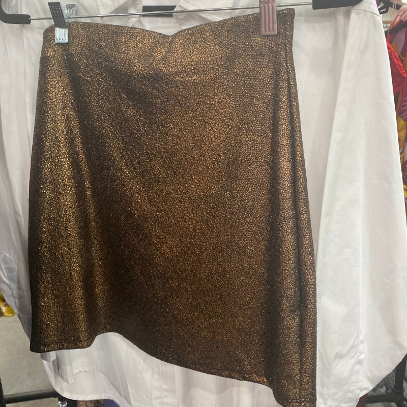 Bronze Mini Skirt