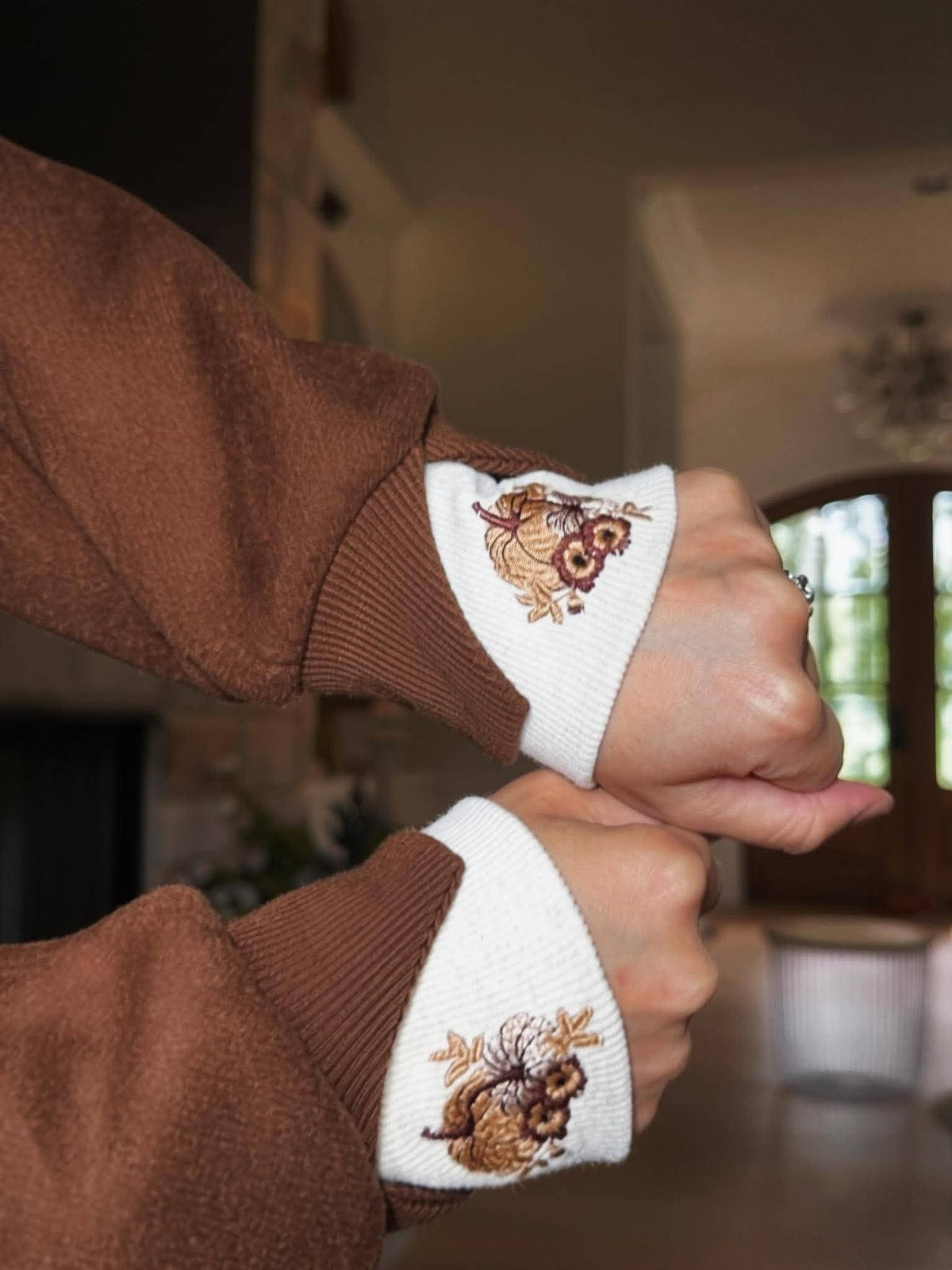 Harvest Bloom™ LayerPop™ Duo Cuff Sweatshirt
