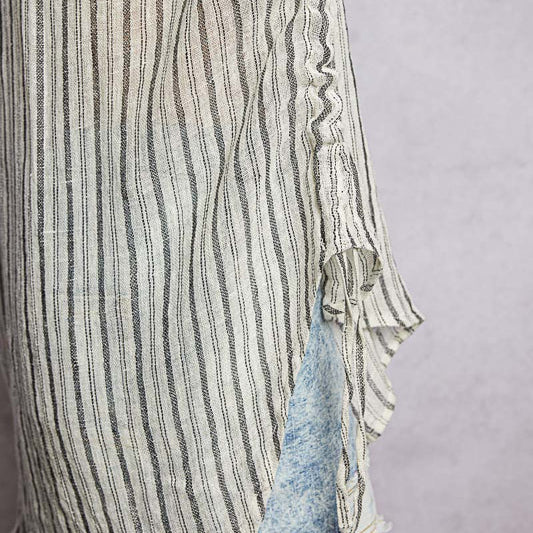 Black Stripe Linen Shirt