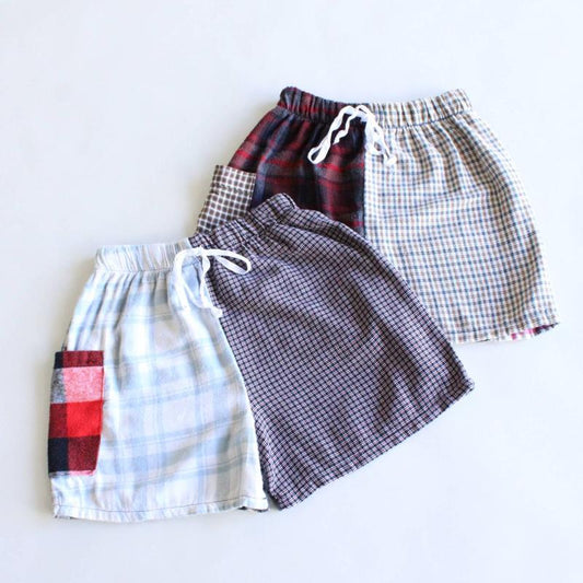 Recycled Flannel Shorts