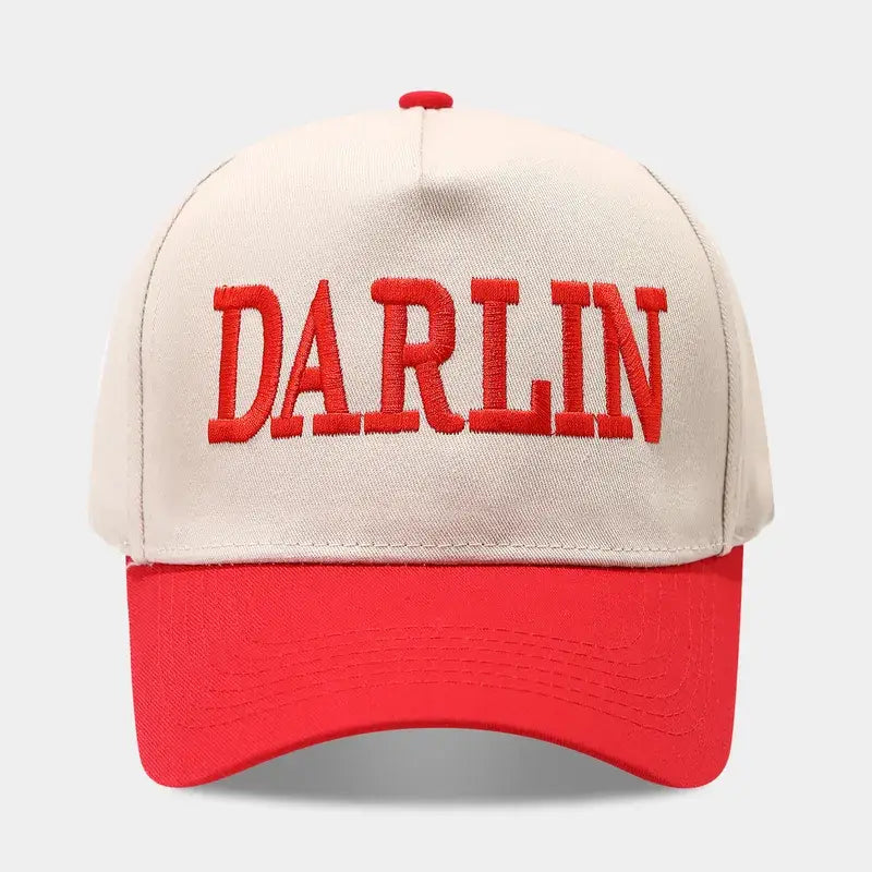 Darlin Embroidered Trucker Hat