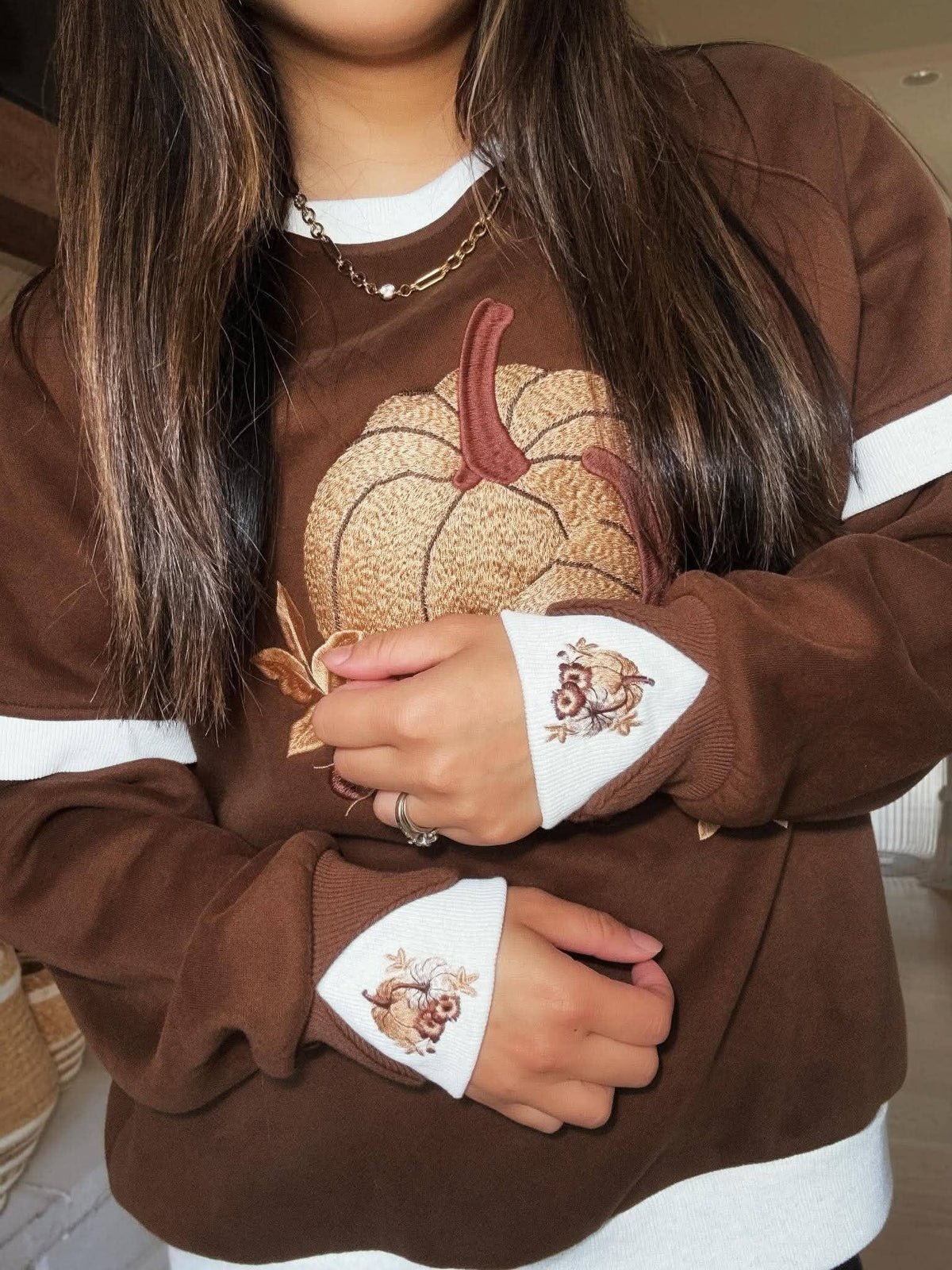 Harvest Bloom™ LayerPop™ Duo Cuff Sweatshirt