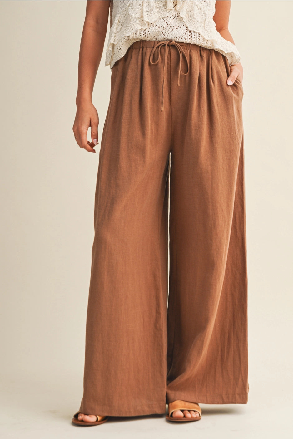Rattan Drawstring Pants
