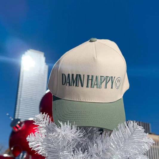 Damn Happy Baseball Cap