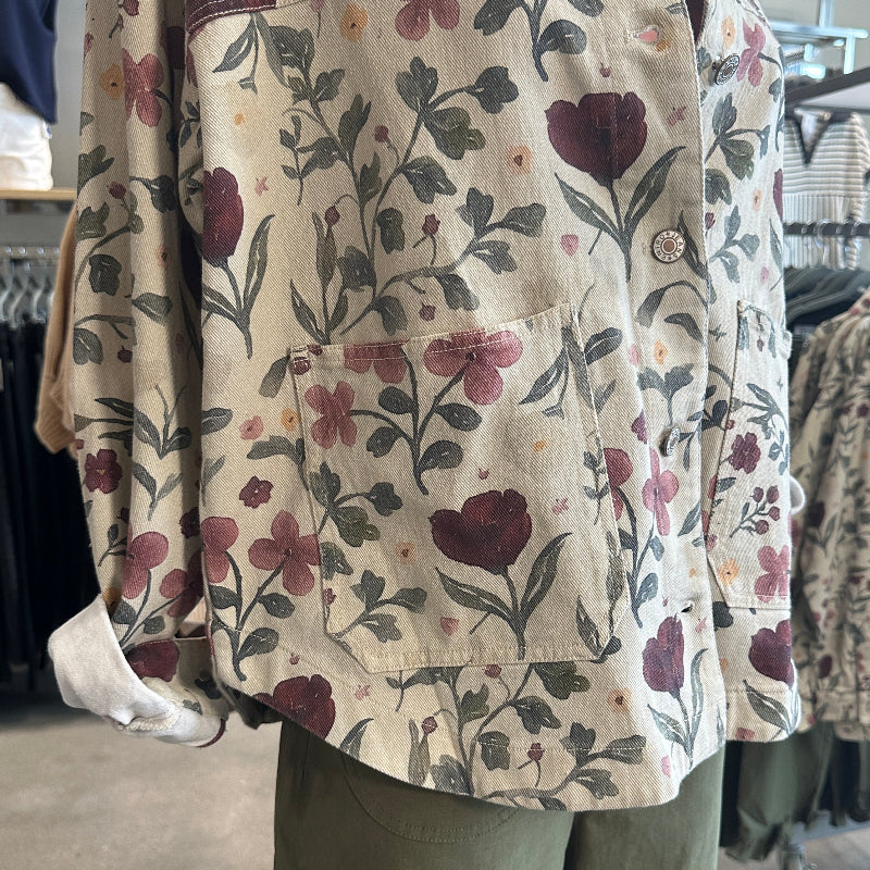 Floral Denim Jacket