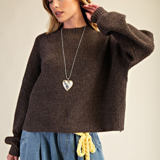 Smoke Rib Knit Sweater