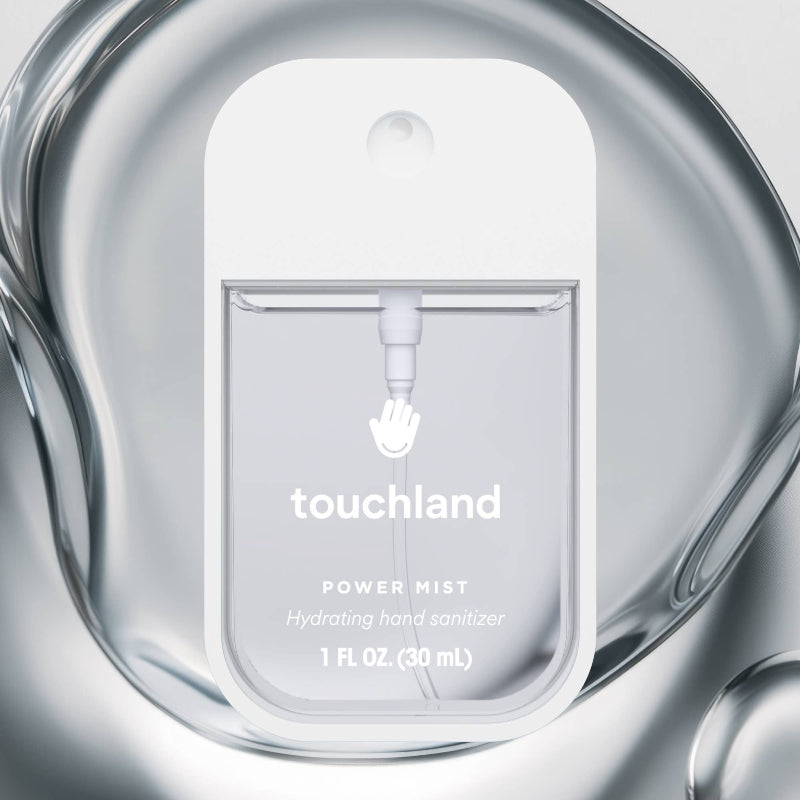 Touchland power mist hydrating hand sanitizer packaging