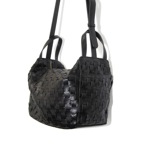 Brenna Woven Bowler Satchel