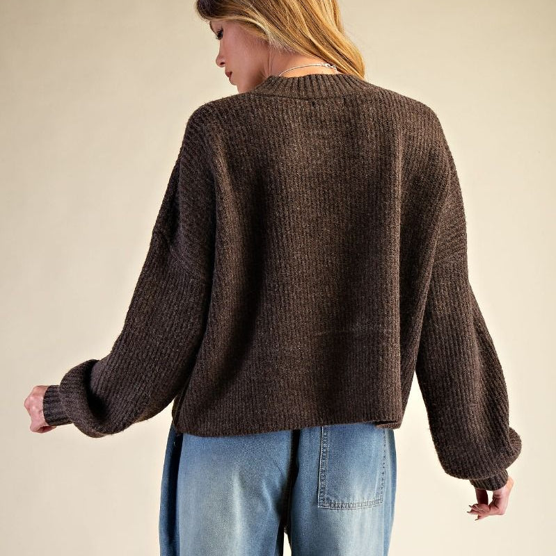 Smoke Rib Knit Sweater